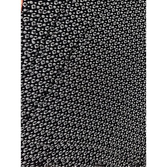 Stunning J. Jill Skirt Womens geometric design Long Midi A Line Flowy black and - Picture 5 of 6